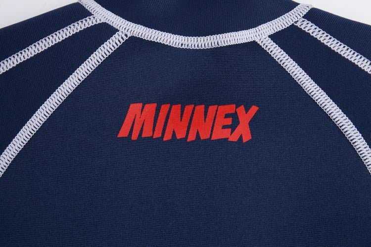 寶藍色1.5mm長袖防曬上衣1.5mm保暖泳衣 <81384 - X5> - Minnex Store