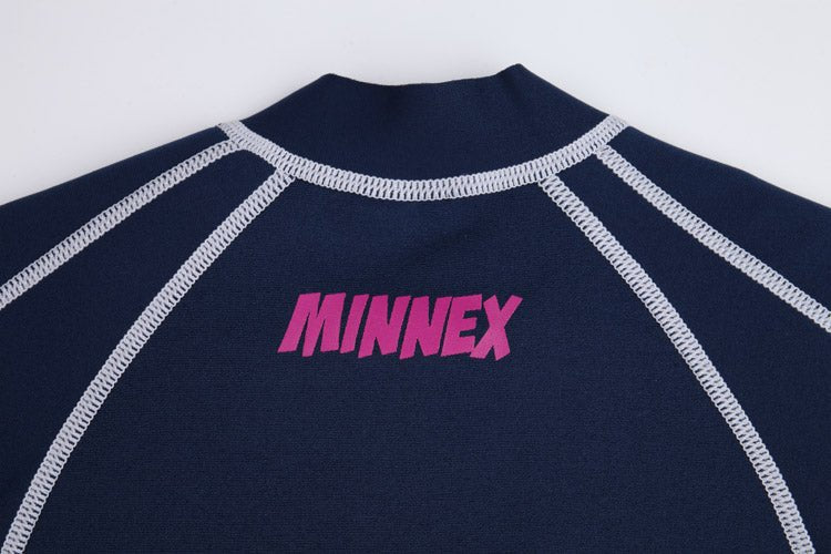 寶藍/玫紅2mm長袖防曬上衣1.5mm保暖泳衣 <81384 - X8> - Minnex Store